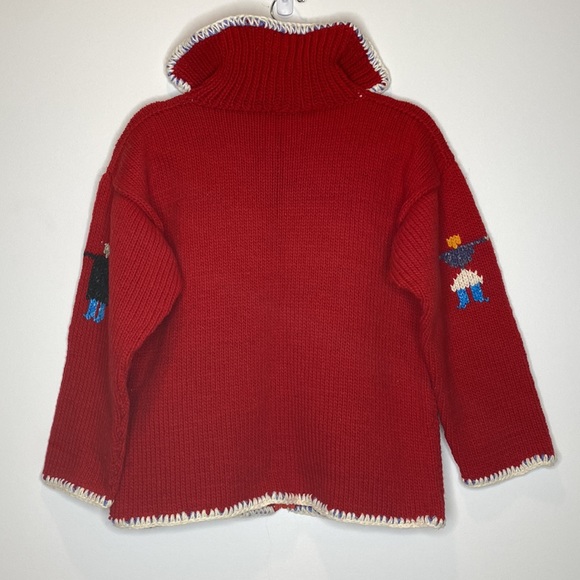 NWT Invisible World Cardigan- Juneau Alaska Neighbors. 100% Wool Size M - Picture 7 of 12